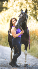 Load image into Gallery viewer, SU&amp;KO Full Seat Riding Leggings - Navy
